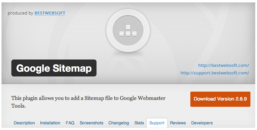 sitemap plugin