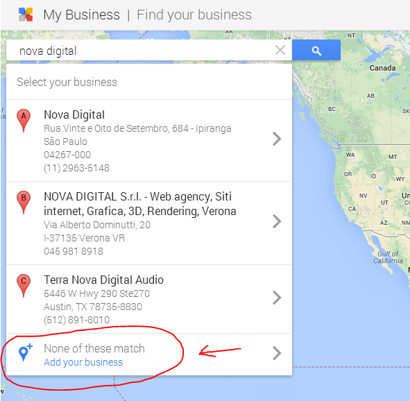 Google Map Add Business