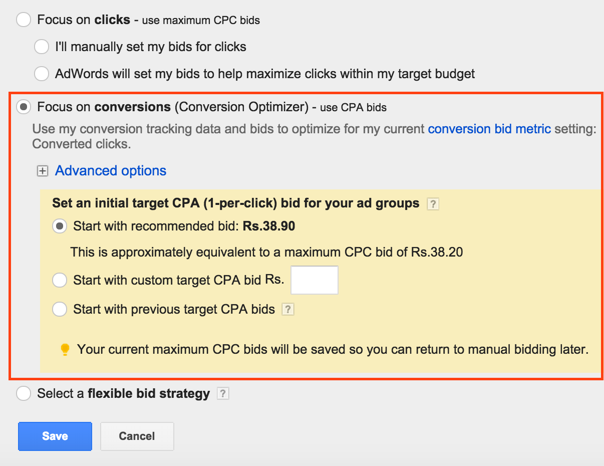 conversion bidding