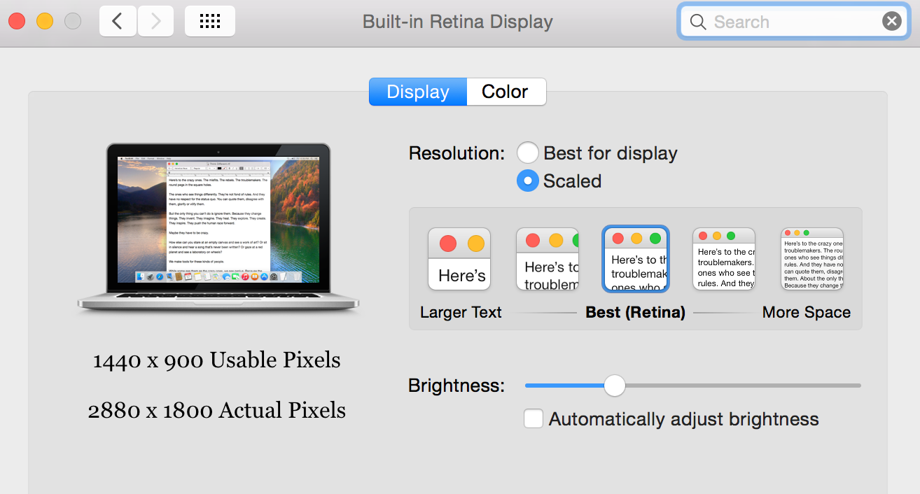 retina display