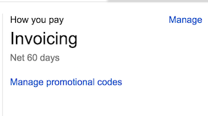 adwords post pay
