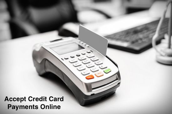 Accept credit card payments online