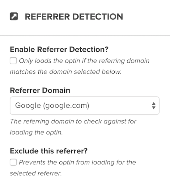 referrer detection