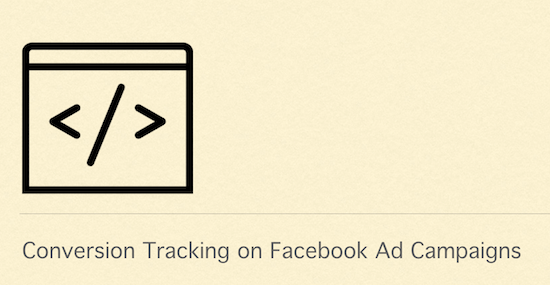 conversion tracking facebook