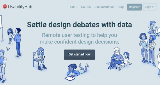 Free Website Design Testing Tool, Usability Hub