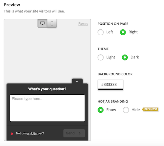 hotjar polls