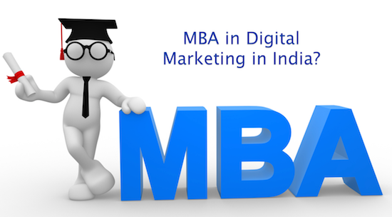 mba in digital marketing in india